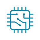 Wired outline technology integrated circuits 135px