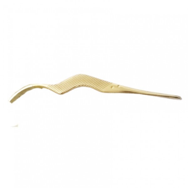 False Eyelash Applicator Clip Gold Plated