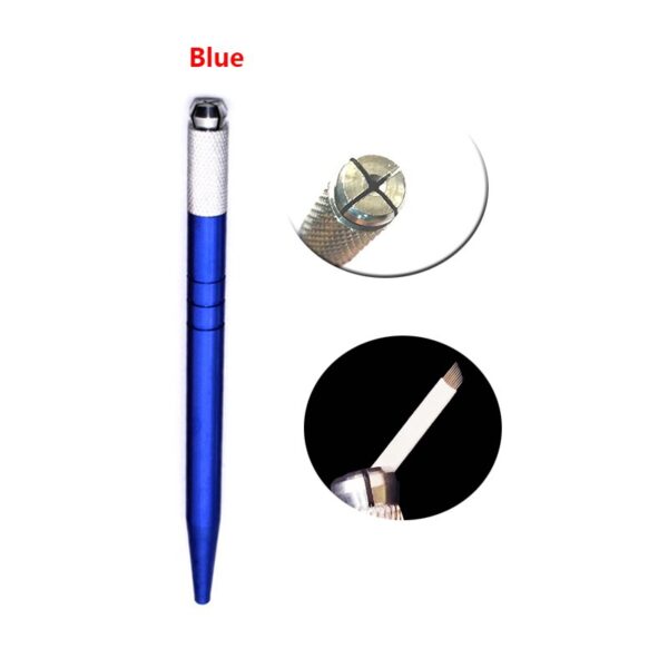 Blue Eyebrow Microblading Pen