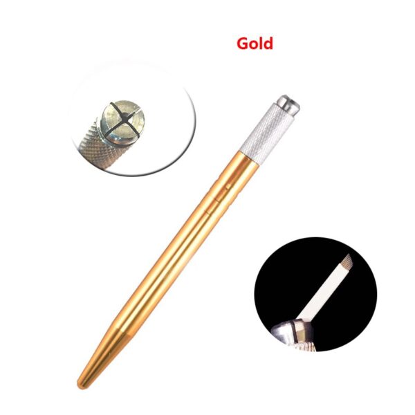 Gold Eyebrow Microblading Pen